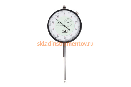 Индикатор часового типа 0-50 0.01 с ушком ЧИЗ 45736