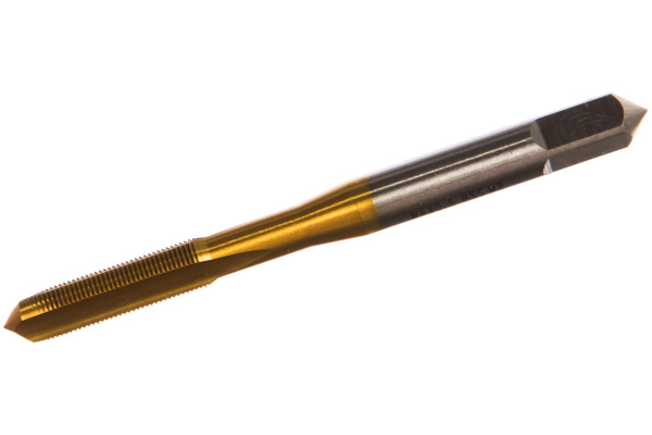 Метчик M6x0,5 HSS M2 TiN прямой ПрофОснастка №82 арт. 50211017