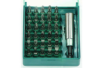 Набор бит PH,PZ,SL с магнитным держателем в мини кейсе, 31 шт. FORCE 2314B