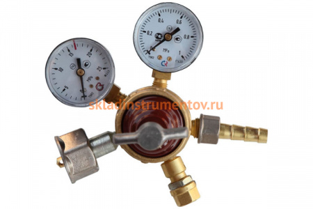 Редуктор для газового баллона (гелий) БАМЗ БГО-5МГ