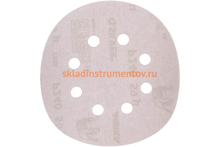 Круг шлифовальный Q.SILVER (100 шт; 125 мм; 8 отв; P240) MIRKA 3661609925