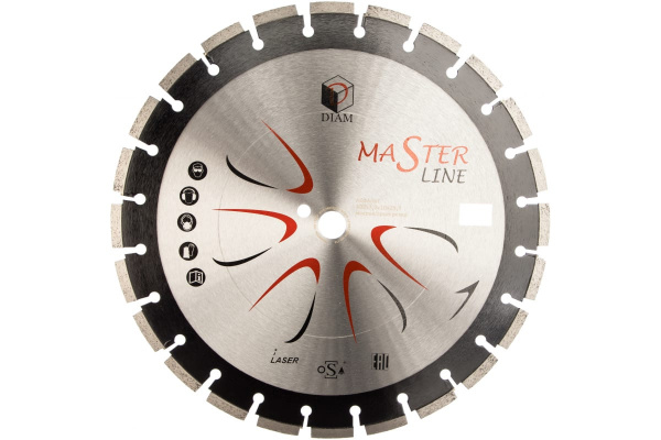 Круг отрезной по асфальту Master Line (400х3х10х25.4 мм) Diam 000528