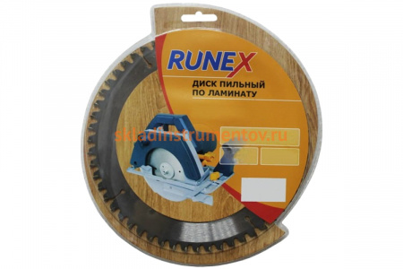 Диск пильный по ламинату (250х32/30 мм; Z80) Runex 552007