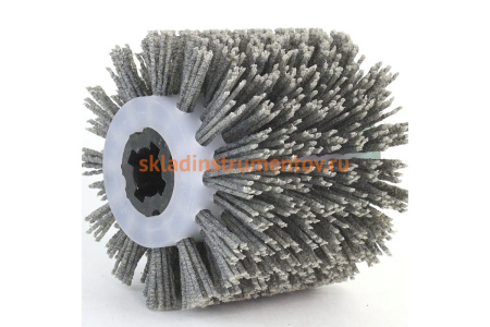 Щетка (110х100х19 мм; +4 паза; P46; полимерный ворс) ОСБОРН 3-382 FEL110100P46PGR