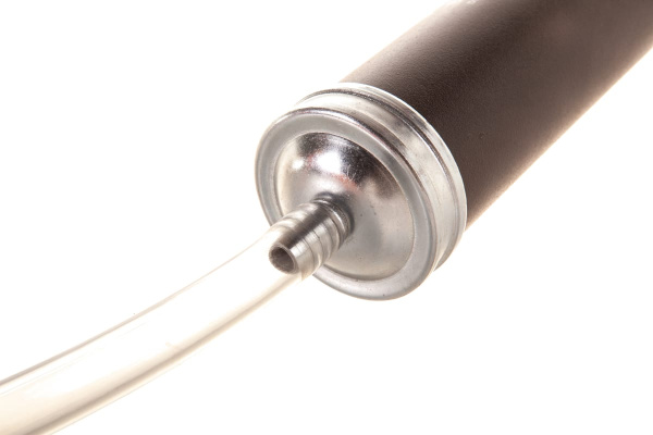 Шприц для отсоса и нагнетания масла, 500 мл, виниловый шланг 300мм GROZ GR45205 - SG/11/BL