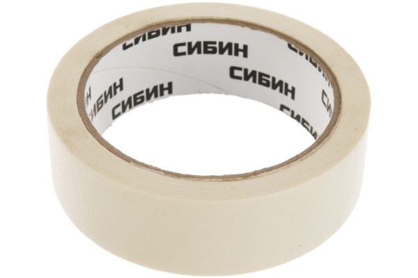 Малярная лента СИБИН креповая, 30мм х 25м 12111-30_z01