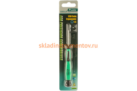 Антистатическая отвертка SD-083-H1.5 ProsKit 00322856