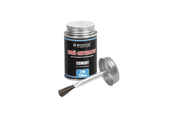 Клей - активатор ROSSVIK 150мл/210г банка с кистью НФ-00000274