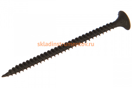 Фосфатированный саморез с мелкой резьбой по дереву/металлу Зубр PH2 3,5x55 мм 35 шт 300016-35-055
