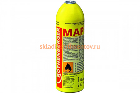 Газ МАПП в баллоне (750 мл; 7/16") Rothenberger 35551-B