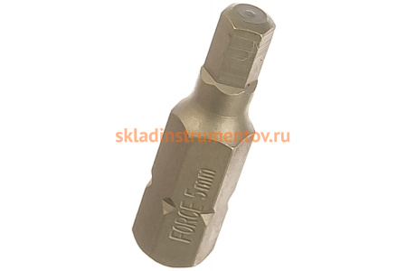 Бита шестигранная S=5 мм, 5/16" FORCE 1543005