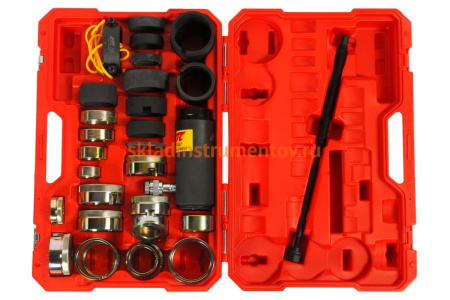 Набор съемников втулок подрамника BMW с гидравлическим цилиндром JTC-4376