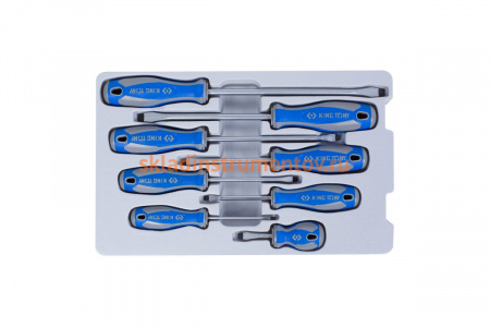 Ложемент для набора отверток 30118MR, PVC KING TONY 843011812H