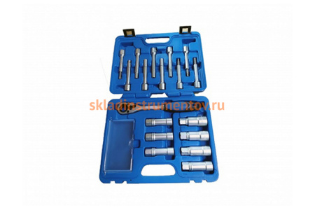 Набор торцевых головок и насадок для обслуживания амортизационных стоек МАСТАК кейс 100-10018C
