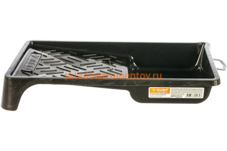 Малярная пластмассовая ванночка для валиков до 140 мм Зубр СТАНДАРТ 290х150 мм, 0.15 л 06052-29-15