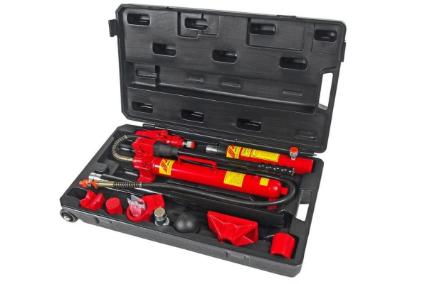 Гидравлический набор для кузовных работ (усилие 10т, 17 предметов) JTC-HB210