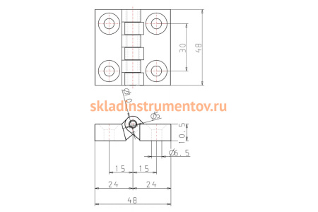 Шарнир KIPP K1004.006241515