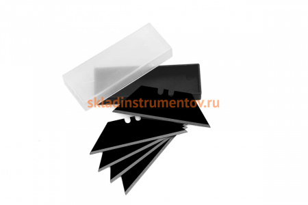Лезвия трапециевидные воронёные 5 шт для ножей VIRA RAGE 832506