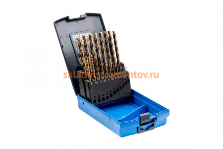 Набор сверл по металлу HSSE INOX (19 шт; 1-10 мм; DIN338) PFERD 25203703