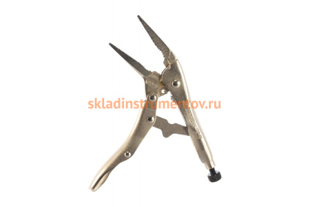 Тонконосый зажим с фиксатором 160мм KING TONY 6315-06