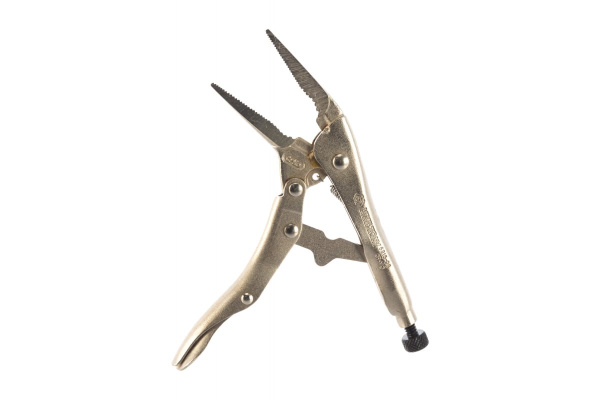 Тонконосый зажим с фиксатором 160мм KING TONY 6315-06