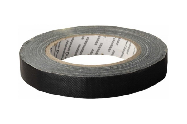 Черная изолента STAYER PROFI, ПВХ армиров х/б тканью, 19 мм х 25 м x 0,3 мм 12290-19-25
