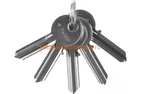 Заготовка ключа Зубр "Мастер" для цилиндровых механизмов английский тип 5 шт. 52195_z01