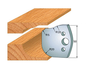 Комплект из 2-х ножей 50x4 SP CMT 690.577