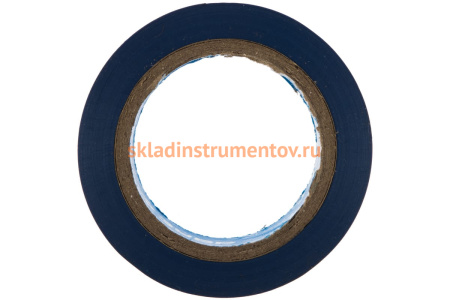 Изолента Зубр ЭЛЕК-10 ПВХ не поддерживает горение 10м /0 13х15мм/ синяя 1233-73_z02