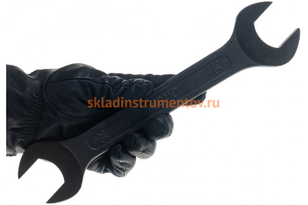 Гаечный рожковый двусторонний ключ SITOMO 34х36 окс. 131020