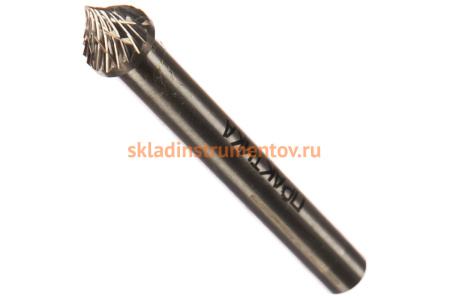 Фреза по металлу твердосплавная (8х8 мм; хвостовик 6 мм; зенкер 60 градусов) ПРАКТИКА 644-603