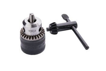 Патрон №12 (1.5-13 мм; 3/8") с ключом АТАКА 8080470