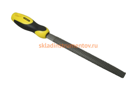 Полукруглый рашпиль с драчевой насечкой 200ММ Stanley 0-22-469