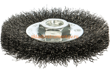 Щетка дисковая цилиндрическая по нержавейке (115 мм; М14х2 мм) для УШМ Профоснастка 20804012