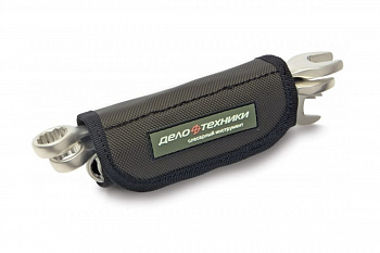 Набор комбинированных ключей 12 штук в фирменной сумке Дело Техники 511312