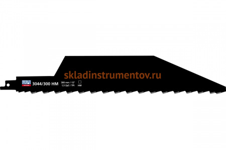 Полотно сабельное 3044/300 НМ (1 шт; 300х50х1.1 мм; 1.5 TPI) WILPU 1653000001