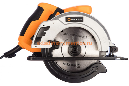 Дисковая пила ВИХРЬ ДП-160/1300 72/11/4