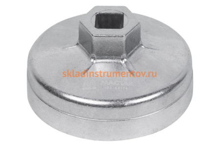 Торцевой съёмник масляных фильтров 74мм, 14 граней, 1/2, BMW, Audi, VW, Opel, Austin МАСТАК 103-44174