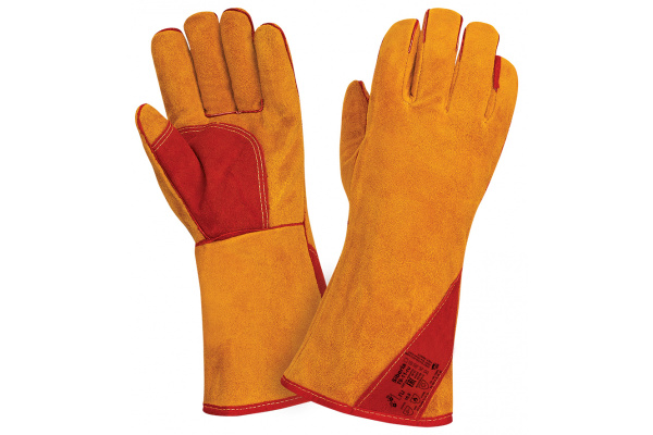 Утепленные краги сварщика 2Hands швы Kevlar Т9-11-ru Siberia