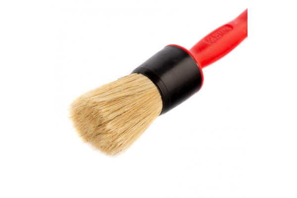 Круглая кисть MATRIX Color line №25, натуральная щетина, пластиковая ручка 83407