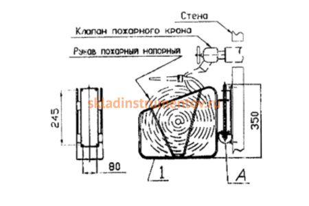 Корзина для пожарного рукава (50/65 мм) Спец ПОЖ-101