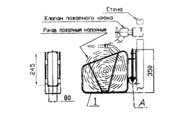 Корзина для пожарного рукава (50/65 мм) Спец ПОЖ-101