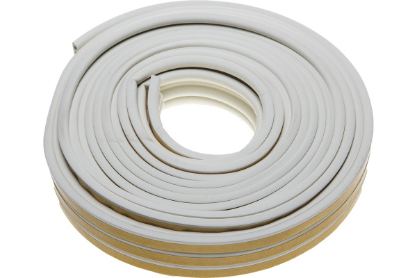 Самоклеящийся уплотнитель Зубр резиновый профиль P белый 16 м 40922-016