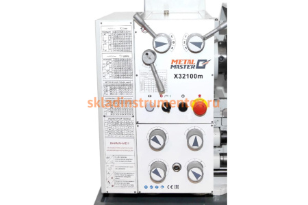 Токарно-винторезный станок без УЦИ, 380V MetalMaster X32100m 17362
