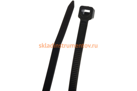 Нейлоновые хомуты Зубр черные, 4.5x300 мм, 100 шт. 309030-45-300