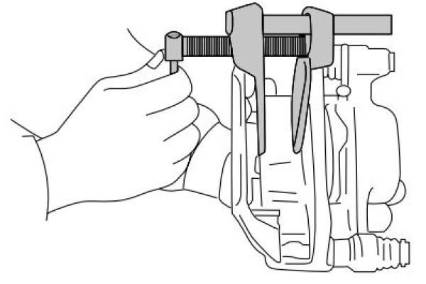 Приспособление для утапливания поршней тормозного цилиндра Дело Техники 0-65 мм 20/ 820001