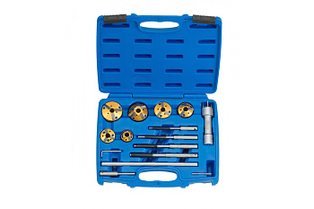 Набор шарошек и развёрток, для ремонта направляющих и сёдел клапанов 15 предметов FORCE 915G3