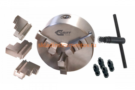 Патрон токарный 3-х кулачковый 7100-0035П К11-250С6 (250 мм) GRIFF b208166