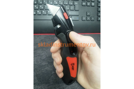 Нож строительный монтажный КВТ НСМ-12 78497