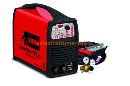 Сварочный аппарат TELWIN SUPERIOR TIG 322 AC/DC HF/LIFT 400V + TIG ACC 816130 Сварочный аппарат TELWIN SUPERIOR TIG 322 AC/DC HF/LIFT 400V + TIG ACC 816130